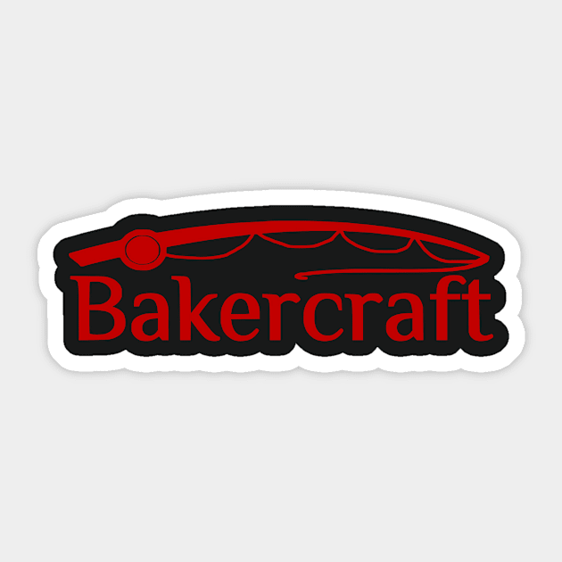 Bakercraft Red Sticker by Bakercraft